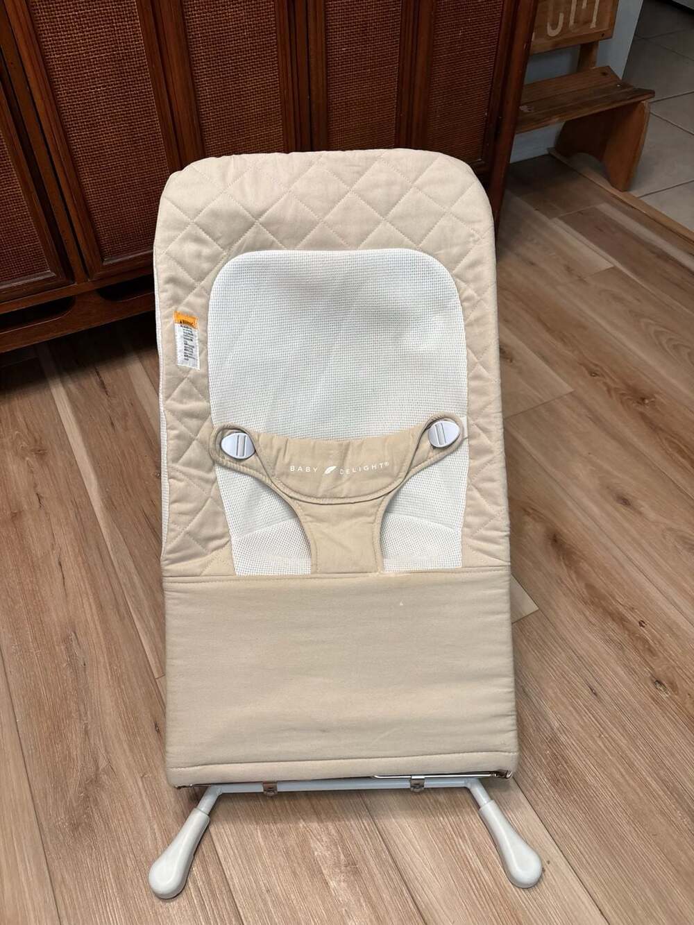 Baby Delight Alpine Deluxe Portable Bouncer - Organic Oat